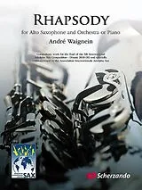 André Waignein Notenblätter Rhapsody for alto saxophone and