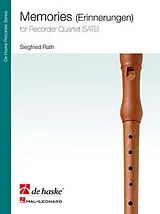 Siegfried Rath Notenblätter Memories für 4 Blockflöten (SATB)