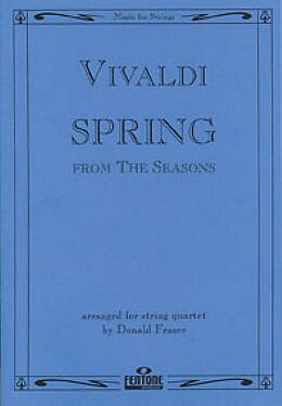 Antonio Vivaldi Notenblätter Spring fom The Four Seasons