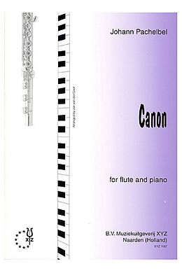 Johann Pachelbel Notenblätter Canon for flute and piano