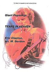 Eric Clapton Notenblätter Tears in Heaven for 3 alto saxophones
