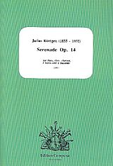 Julius Röntgen Notenblätter Serenade op.14