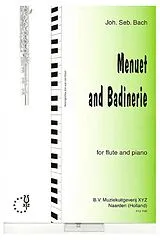 Johann Sebastian Bach Notenblätter Menuet and Badinerie from Suite no.2