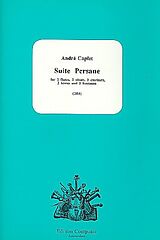 André Caplet Notenblätter Suite persane for 2 flutes, 2 oboes