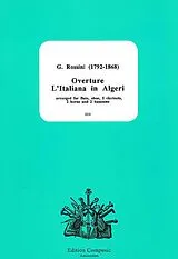 Gioacchino Rossini Notenblätter Overture LItaliana in Algeri