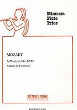 Wolfgang Amadeus Mozart Notenblätter A musical Joke KV522