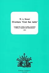 Wolfgang Amadeus Mozart Notenblätter Cosi fan tutte Overtuere für 2 Flöten