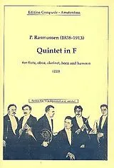 P. Rasmussen Notenblätter Quintet in f for flute, oboe