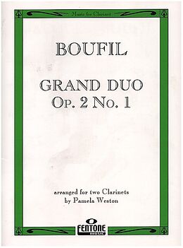 Jacques Bouffil Notenblätter Grand duo op.2,1