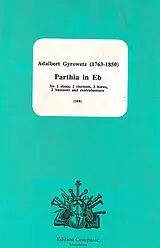 Adalbert Gyrowetz Notenblätter Parthia in Es für 2 Oboen, 2 Klarinetten