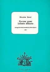 Maurice Ravel Notenblätter Pavane pour une infante défunte
