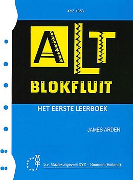 James Arden Notenblätter Altblokfluit het eerste leerboek