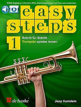 Jaap Kastelein Notenblätter Easy Steps Band 1 (+Online-Audio )