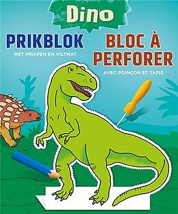 Broché Bloc à perforer : dino de 