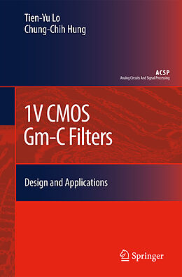 Livre Relié 1v CMOS Gm-C Filters de Tien-Yu Lo, Hung