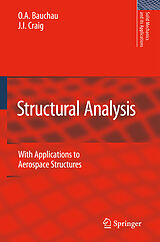 Livre Relié Structural Analysis de J. I. Craig, O. A. Bauchau