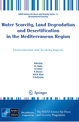 Couverture cartonnée Water Scarcity, Land Degradation and Desertification in the Mediterranean Region de 