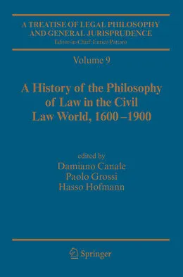 E-Book (pdf) A Treatise of Legal Philosophy and General Jurisprudence von Damiano Canale, Paolo Grossi, Hasso Hofmann
