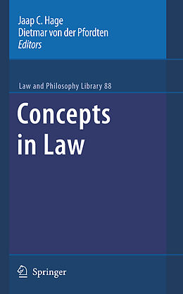 E-Book (pdf) Concepts in Law von Jaap C. Hage, Dietmar Pfordten