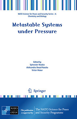 Kartonierter Einband Metastable Systems under Pressure von 