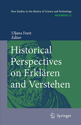 Livre Relié Historical Perspectives on Erklären and Verstehen de 