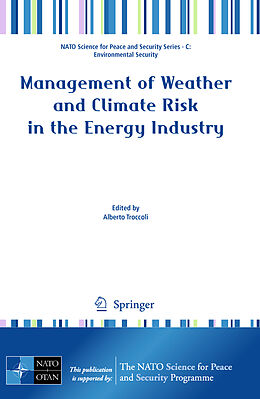 Couverture cartonnée Management of Weather and Climate Risk in the Energy Industry de 
