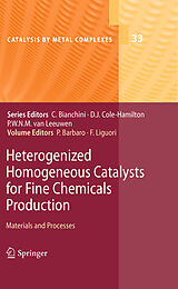 eBook (pdf) Heterogenized Homogeneous Catalysts for Fine Chemicals Production de Francesca Liguori, Pierluigi Barbaro