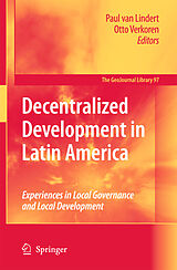 eBook (pdf) Decentralized Development in Latin America de Paul van Lindert, Otto Verkoren