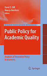 eBook (pdf) Public Policy for Academic Quality de 