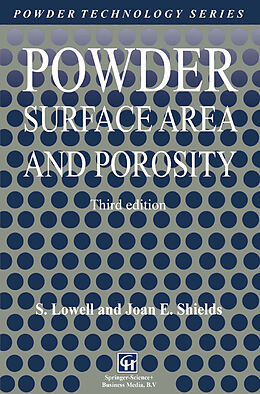 Couverture cartonnée Powder Surface Area and Porosity de Joan E. Shields, S. Lowell