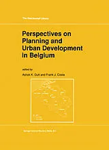 Kartonierter Einband Perspectives on Planning and Urban Development in Belgium von