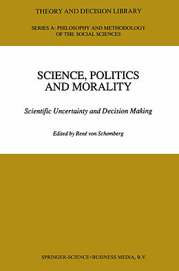 Couverture cartonnée Science, Politics and Morality de 