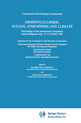 Couverture cartonnée Dimethylsulphide: Oceans, Atmosphere and Climate de 