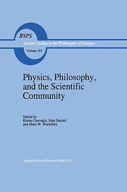 Couverture cartonnée Physics, Philosophy, and the Scientific Community de 