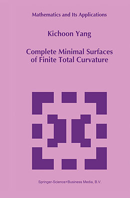Kartonierter Einband Complete Minimal Surfaces of Finite Total Curvature von Kichoon Yang