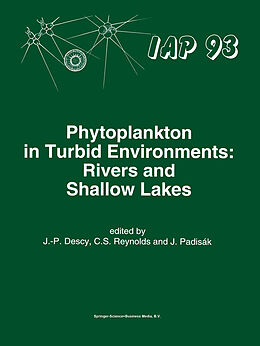 Couverture cartonnée Phytoplankton in Turbid Environments: Rivers and Shallow Lakes de 
