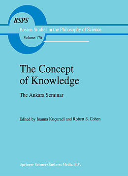 Couverture cartonnée The Concept of Knowledge de 