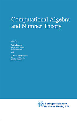 Couverture cartonnée Computational Algebra and Number Theory de 