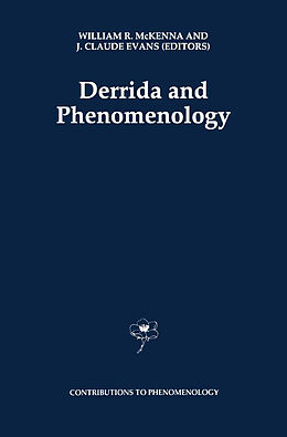 Couverture cartonnée Derrida and Phenomenology de 