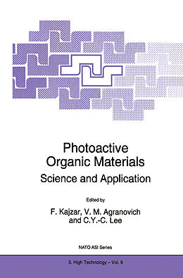 Kartonierter Einband Photoactive Organic Materials von 