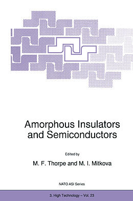 Kartonierter Einband Amorphous Insulators and Semiconductors von 