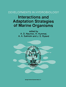 Couverture cartonnée Interactions and Adaptation Strategies of Marine Organisms de 