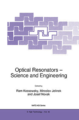 Kartonierter Einband Optical Resonators   Science and Engineering von 