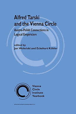 Couverture cartonnée Alfred Tarski and the Vienna Circle de 