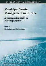 Kartonierter Einband (Kt) Municipal Waste Management in Europe von 