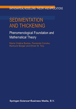 Kartonierter Einband Sedimentation and Thickening von E. M. Tory, M. C. Bustos, F. Concha