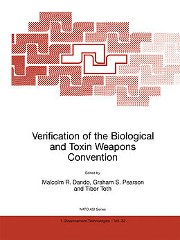 Kartonierter Einband Verification of the Biological and Toxin Weapons Convention von 
