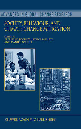 Kartonierter Einband Society, Behaviour, and Climate Change Mitigation von 