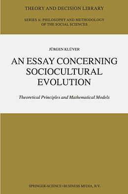 Couverture cartonnée An Essay Concerning Sociocultural Evolution de Jürgen Klüver