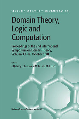 Couverture cartonnée Domain Theory, Logic and Computation de 